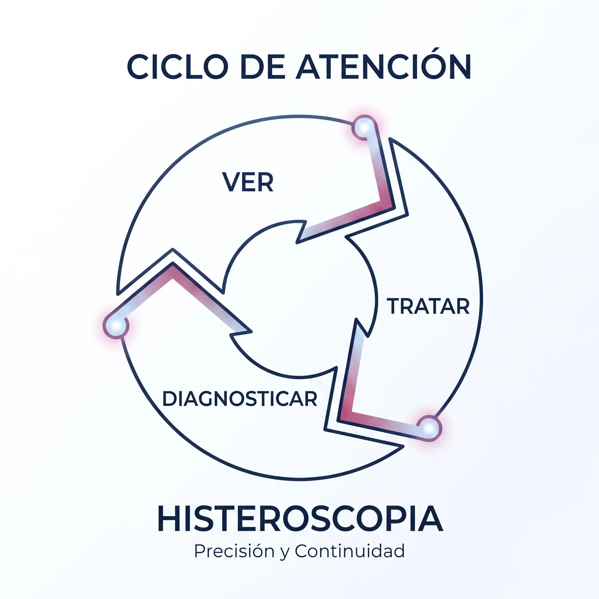 Ciclo de Atención: Abordaje Histeroscópico — Ver, Diagnosticar, Tratar